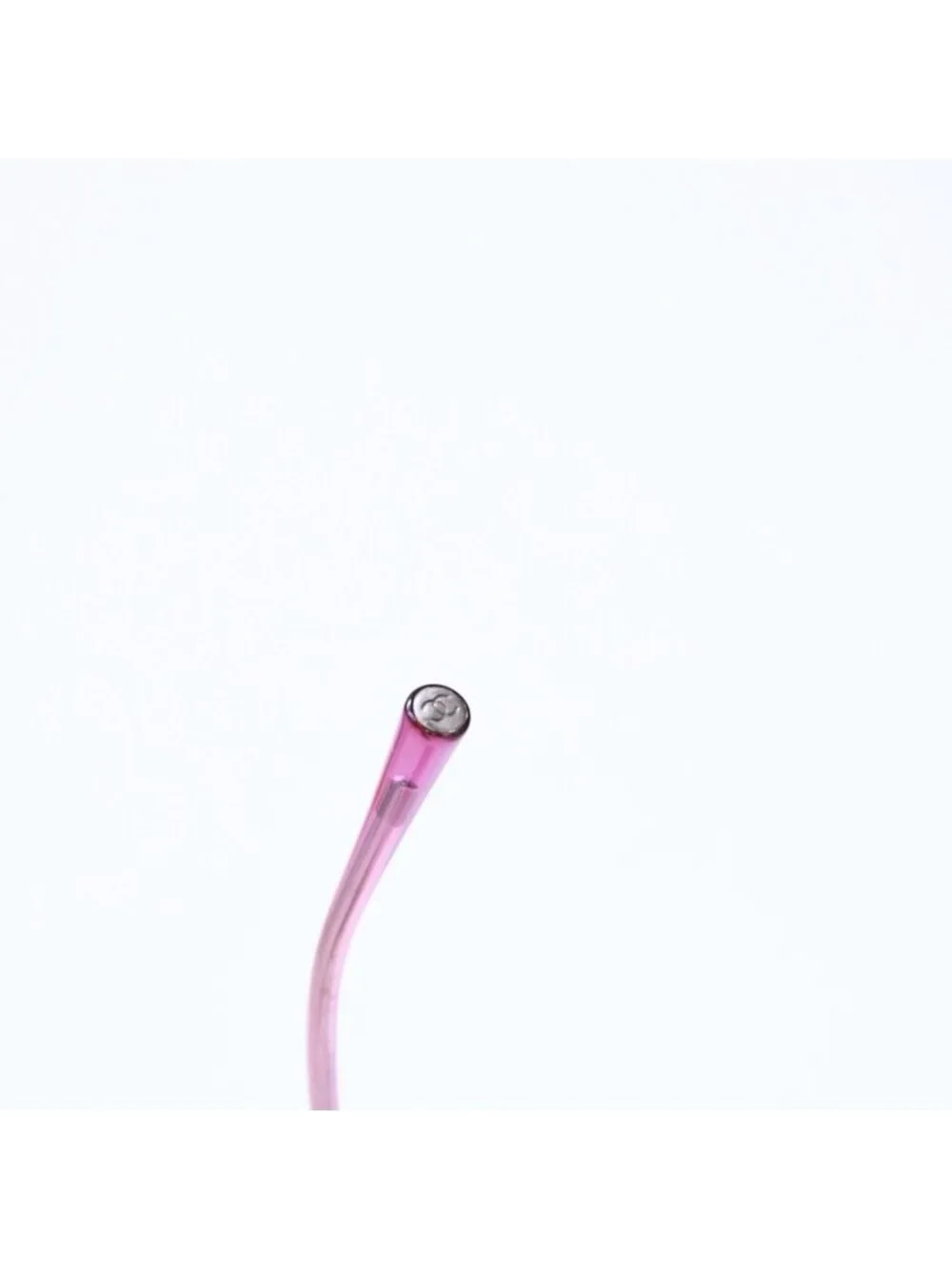 Chanel Rimless Sunglasses Eyewear CC Logo Pink Gradation